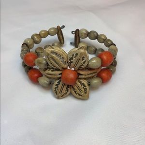 HANDCRAFTED SEEDS & SHELLS CUFF